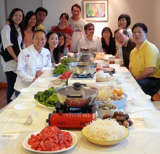 Rainbow Missions Hotpot Dinner with Guests from Chongqing